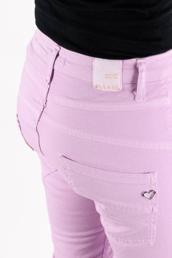 Please Jeans Please - Pantaloni P78 N3N - Windsome Orchid Consegna Veloce