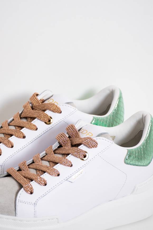 Please Jeans ED PARRISH SARAH SNEAKER - GHIACCIO/PITONTE/LAM Promozione Limitata