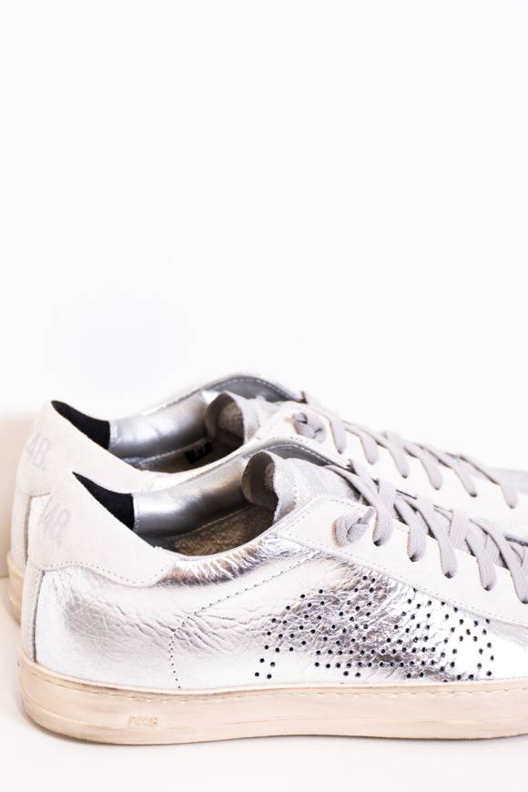 Please Jeans P448 JOHN SNEAKER DONNA - METALLICO Novità