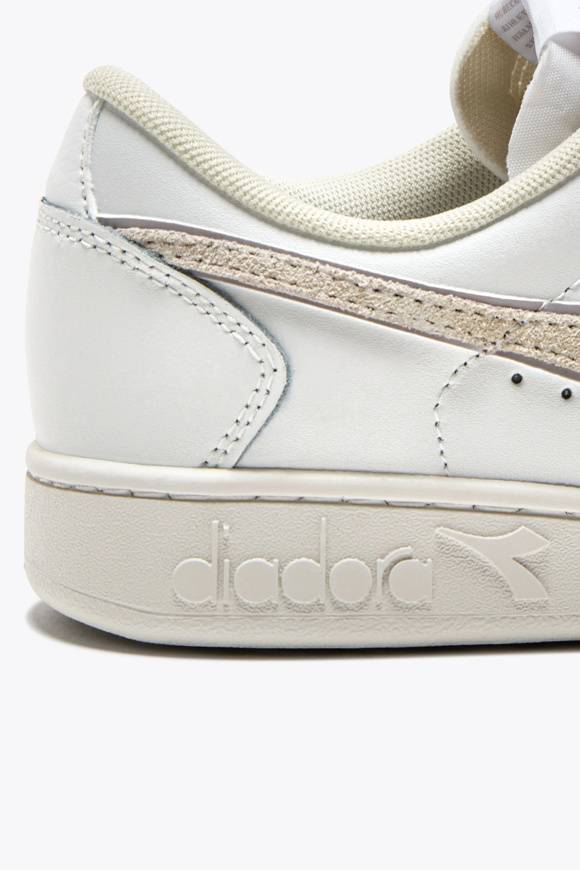 Please Jeans DIADORA SNEAKER BASKET LOW - 501 015 - WHITE LILAC MARMO Economico