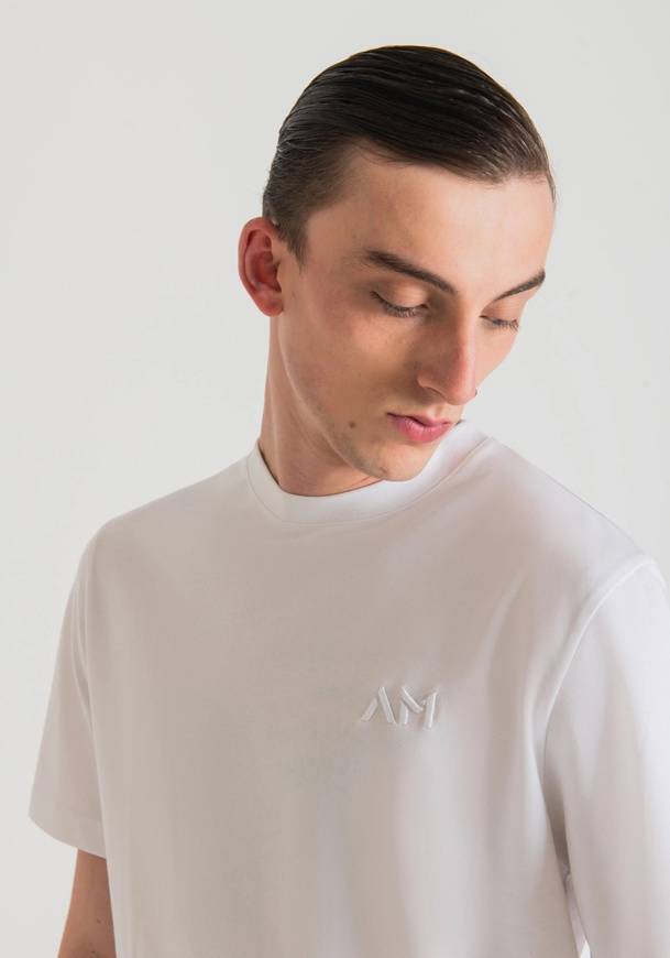 Please Jeans ANTONY MORATO T-SHIRT RELAXED - KS0 238 - WHITE Moda