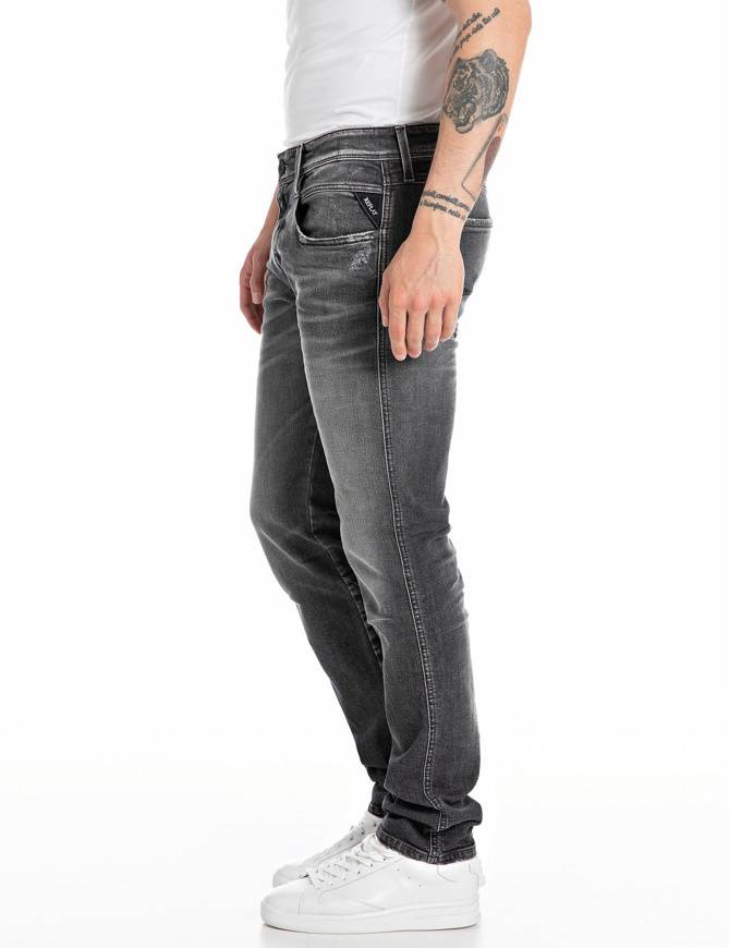 Please Jeans REPLAY JEANS ANBASS - M91 672 - GREY DENIM Nuovo