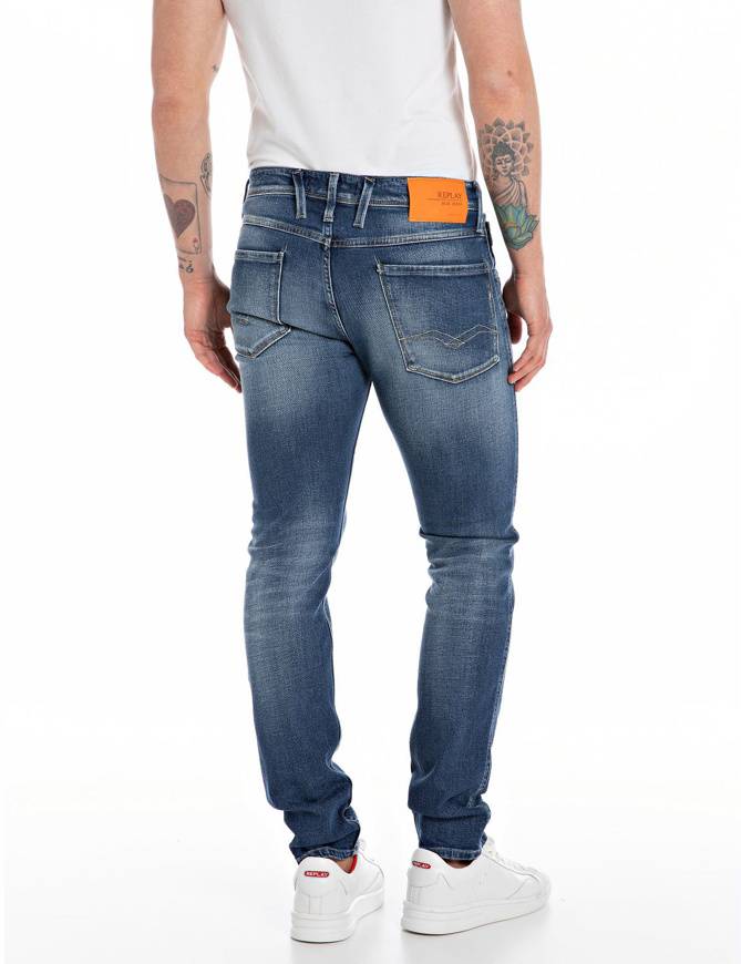 Please Jeans REPLAY JEANS ANBASS - M91 618 - BLUE DENIM Vendita