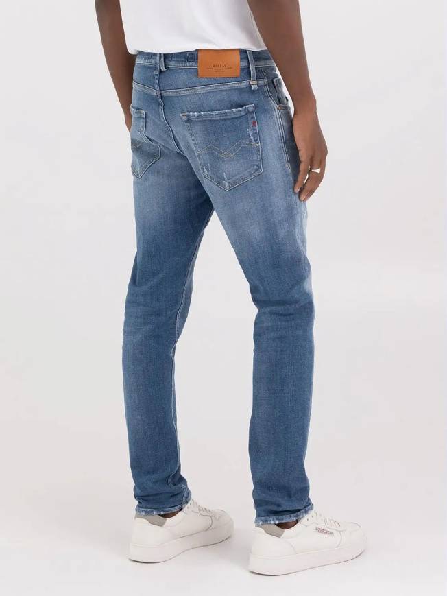 Please Jeans REPLAY JEANS MICKYM - M10 656 - BLUE DENIM Promozione