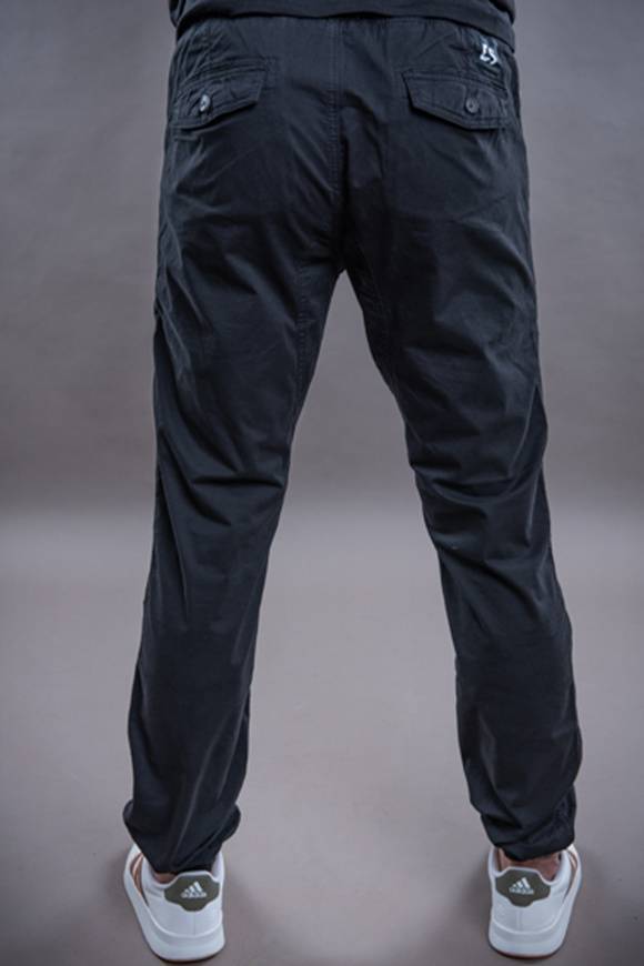 Please Jeans DUNKELSCHWARZ PANTALONI POP ZIP - BLACK Acquista Ora