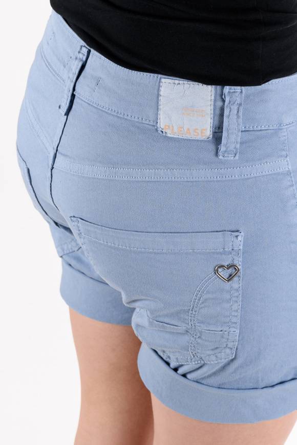 Please Jeans Please - Shorts P88 N3N - Blu Blizzard Shopping Online