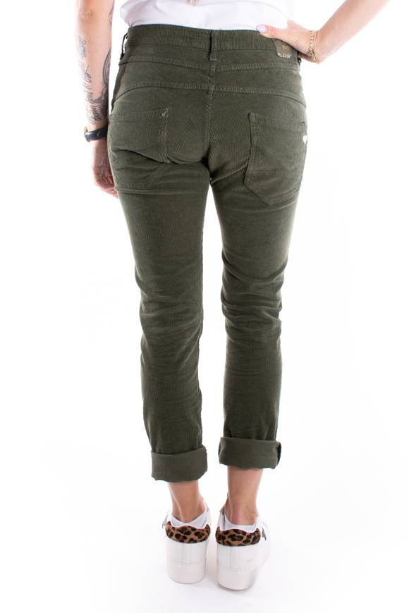 Please Jeans PLEASE CORD PANTALONI P78 - MURKY GREEN Outlet