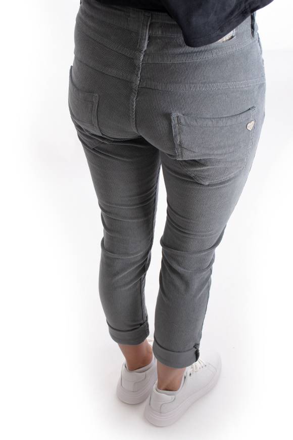 Please Jeans PLEASE CORD PANTALONI P78 - GARGOYLE Offerta Giorno del Papà