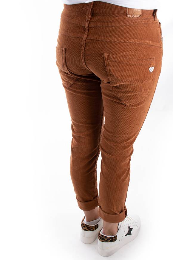 Please Jeans PLEASE PANTALONI CORD P78 - BRUCIATO 23 Saldi