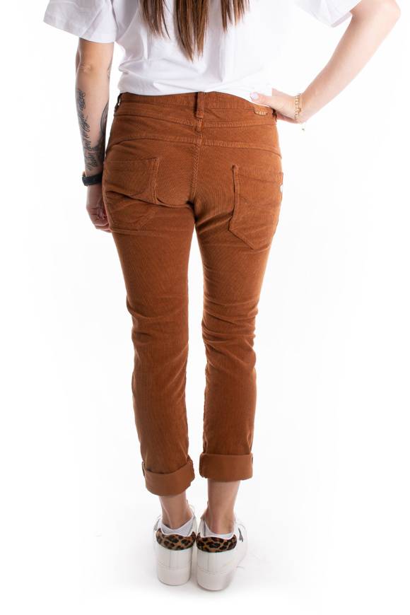 Please Jeans PLEASE PANTALONI CORD P78 - BRUCIATO 23 Saldi