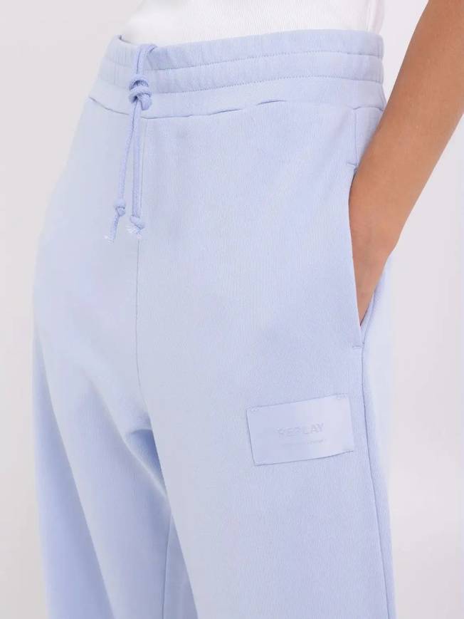 Please Jeans REPLAY PANTALONE - LIGHT BLUE Moda