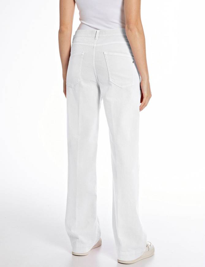 Please Jeans REPLAY JEANS MELJA - WHITE Vendita Economica