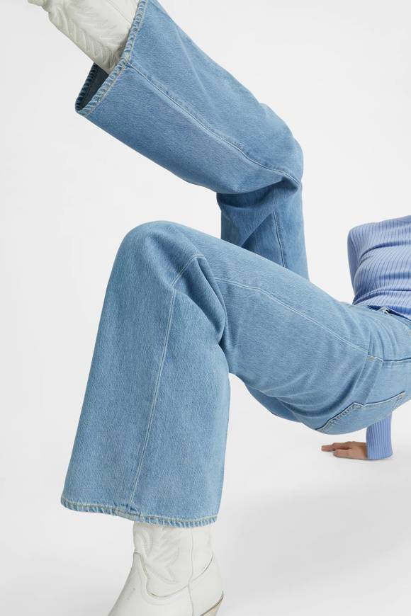 Please Jeans GAS JEANS CAMILIA - BLUE DENIM Saldi Di Fabbrica