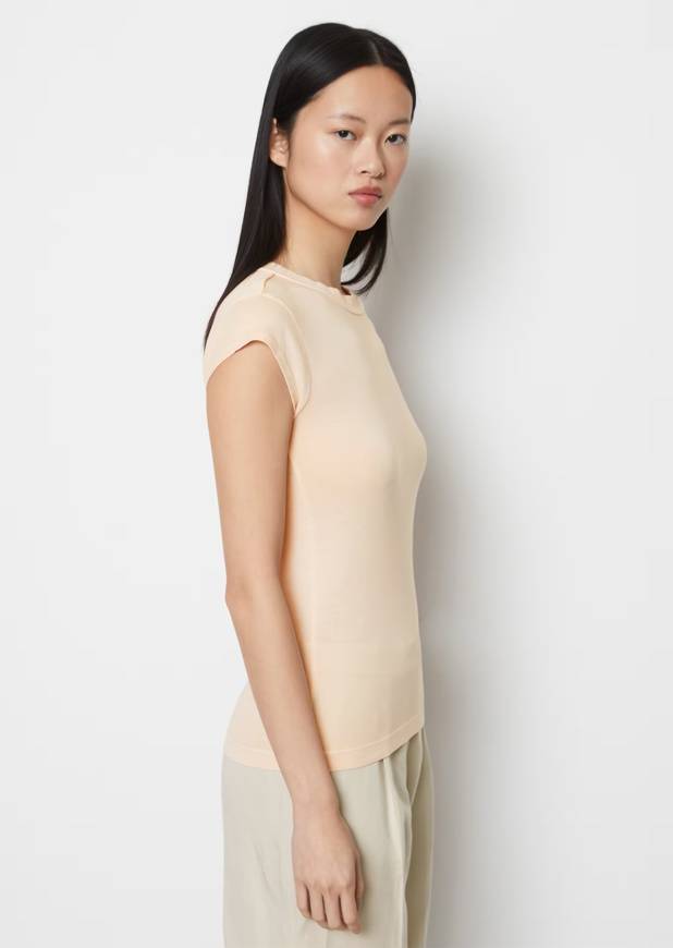 Please Jeans MARCO POLO T-SHIRT - 403 359 - DRY ROSE Nuova