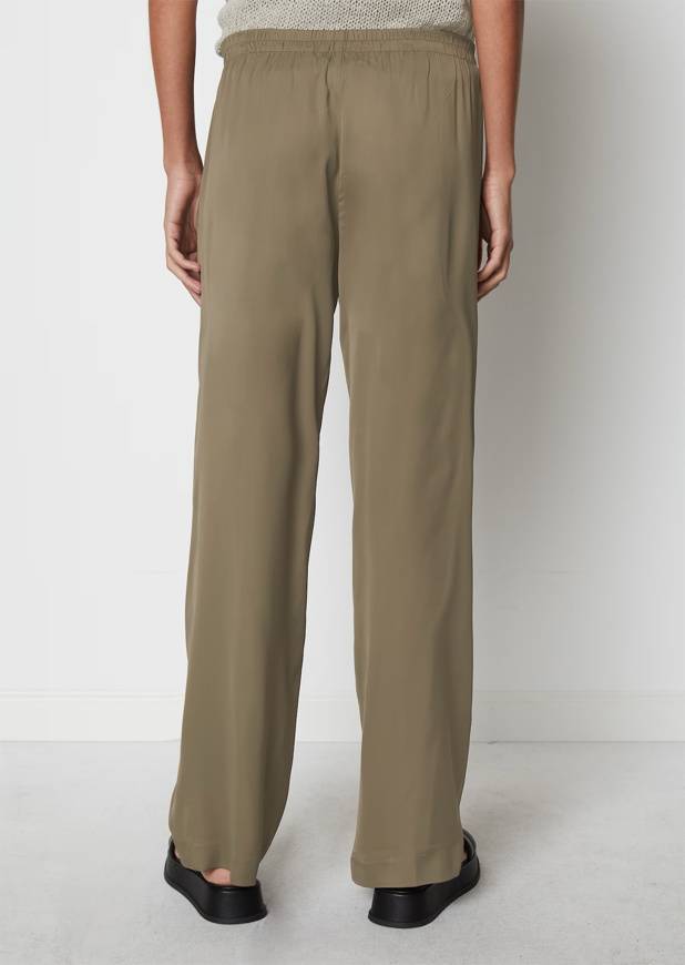 Please Jeans MARCO POLO PANTS FLUENT JOGGER - MILKY BROWN Moda
