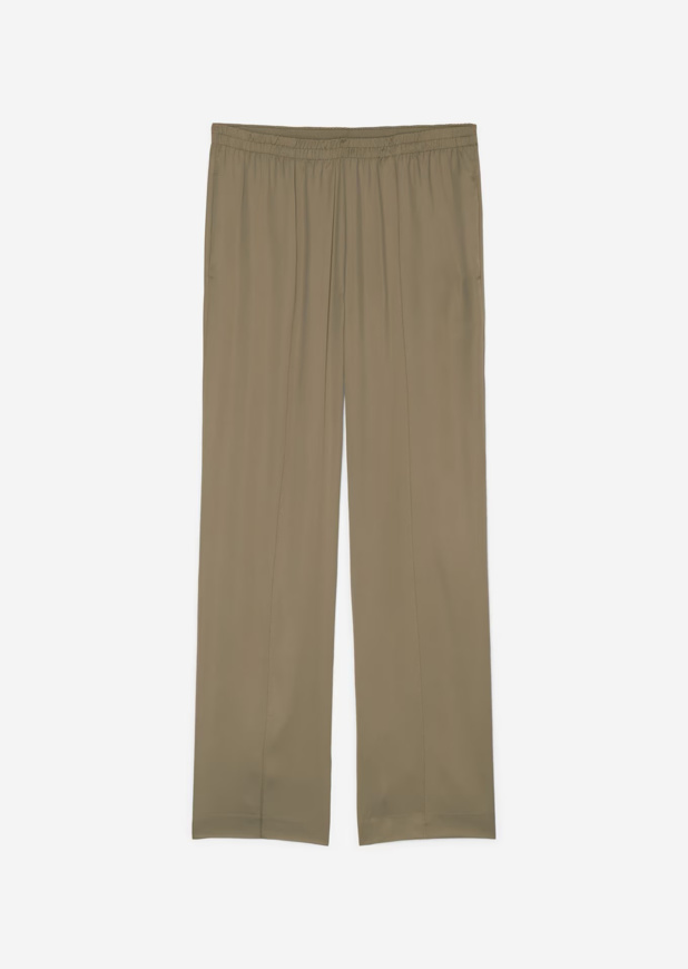 Please Jeans MARCO POLO PANTS FLUENT JOGGER - MILKY BROWN Moda