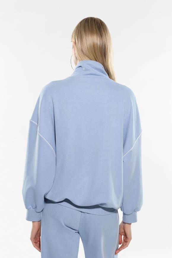 Please Jeans IMPERIAL SWEATER - FG4 HGS - CELESTE Italy