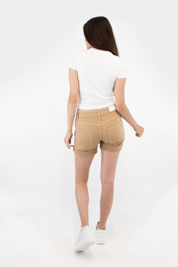 Please Jeans PLEASE SHORTS - D0G N3N - BEIGE Nuovo