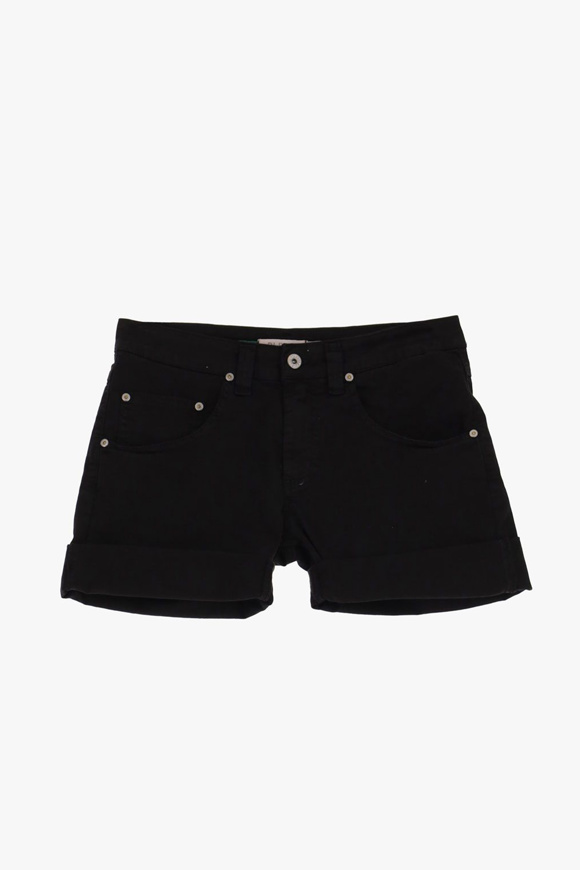 Please Jeans PLEASE SHORTS - D0G N3N - NERO Pezzi Unici