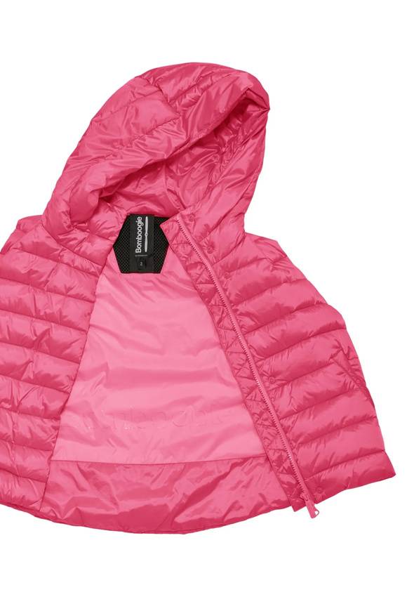 Please Jeans BOMBOOGIE SLEEVELESS DOWN JACKET - RASPBERRY MOON Spedizione Gratuita