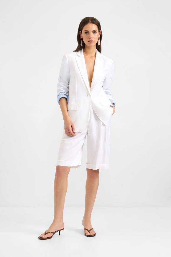 Please Jeans PLEASE BERMUDA SHORTS - D0H 000 - WHITE Promozione Limitata