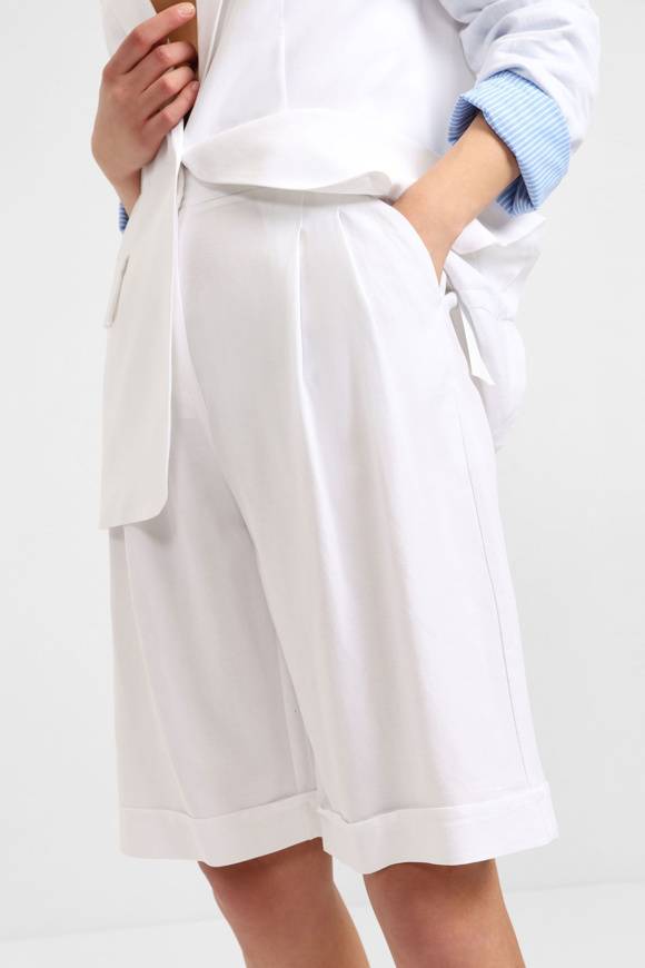 Please Jeans PLEASE BERMUDA SHORTS - D0H 000 - WHITE Promozione Limitata