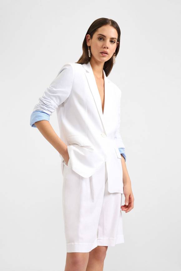 Please Jeans PLEASE BERMUDA SHORTS - D0H 000 - WHITE Promozione Limitata
