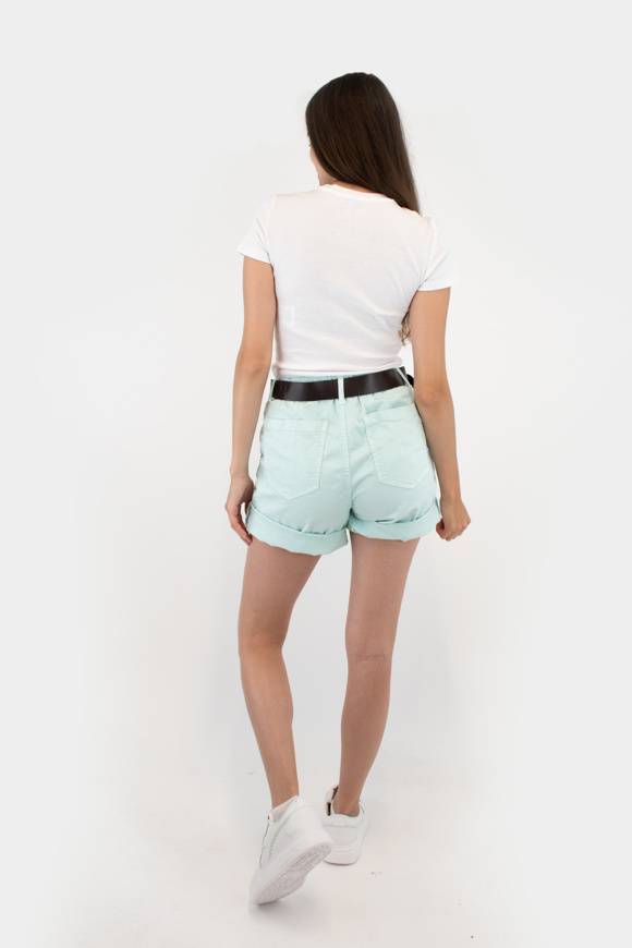 Please Jeans PLEASE BERMUDA SHORTS - D0J N3N - PURE WATER Negozi Online