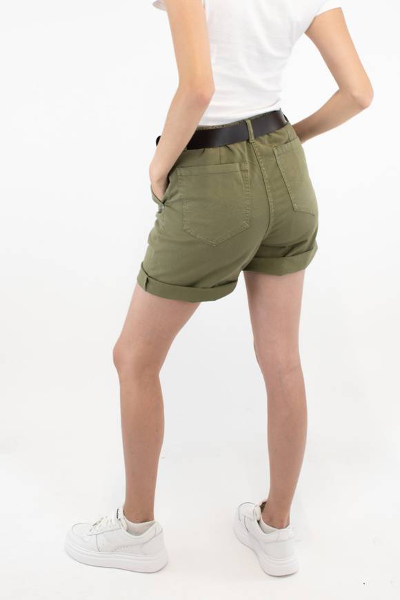 Please Jeans PLEASE BERMUDA SHORTS - D0J N3N - LIZARD Acquista Ora