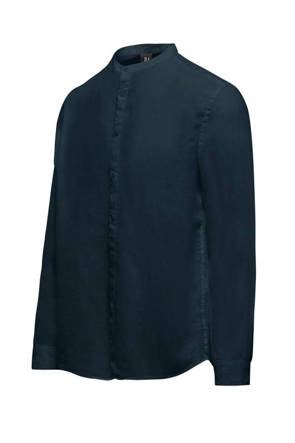 Please Jeans CAMICIA BOMBOOGIE - SM6 LI2 - NAVY BLUE Sconto