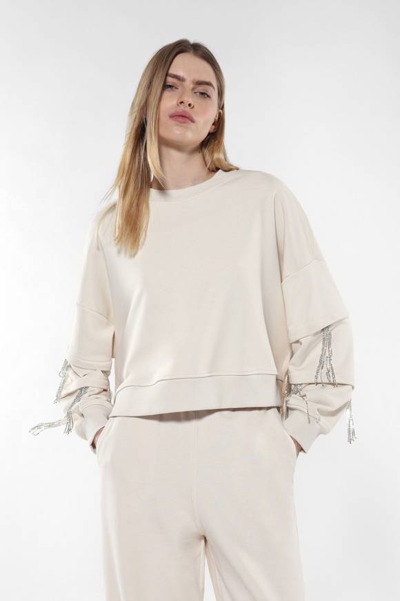 Please Jeans IMPERIAL SWEATSHIRT OVERSIZE - FG3 APL - ICE Online
