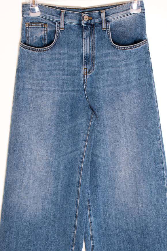 Please Jeans TENSIONE IN JEANS DENIM - PE2 S05 - BLU DENIM Nuova