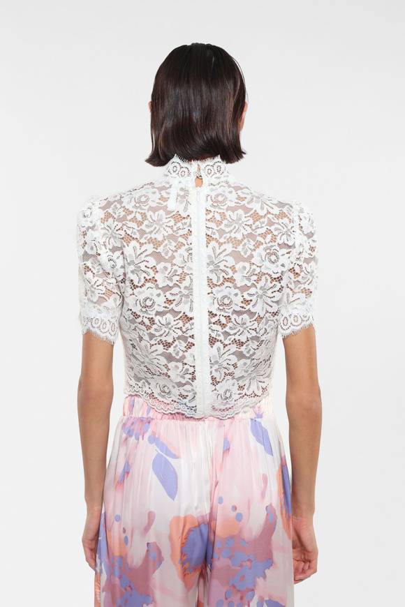 Please Jeans IMPERIAL CROPPED SHIRT - CMA HSC - LATTE Italy