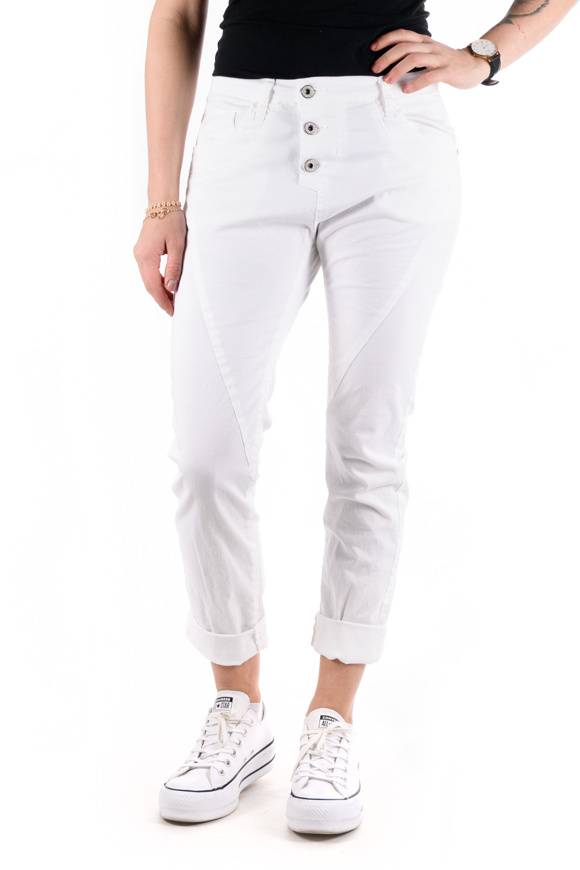 Please Jeans PLEASE - PANTALONI P78 N3N - BIANCO OTTICO In Linea