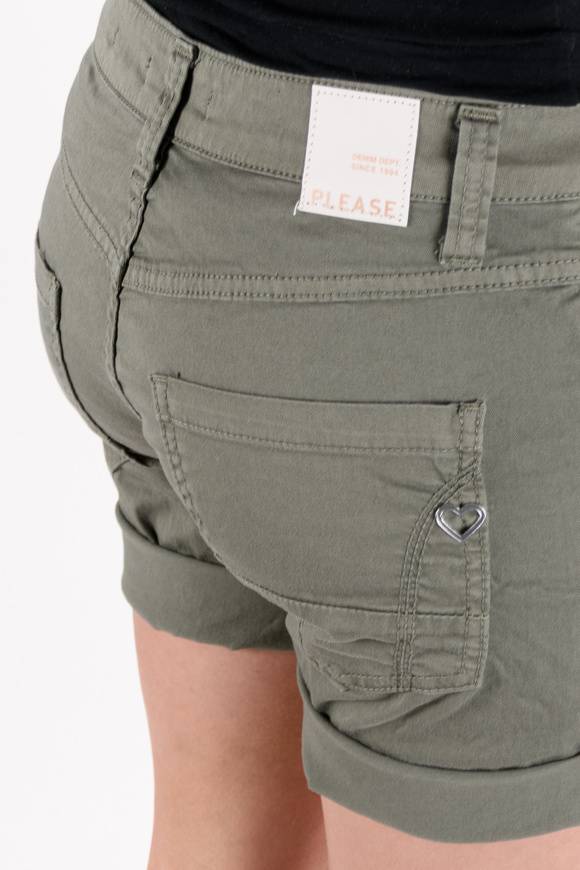 Please Jeans PLEASE – SHORTS P88 N3N - MILITARE Pezzi Unici