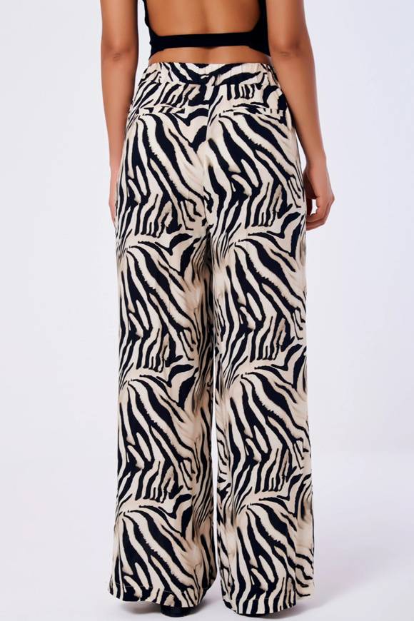 Please Jeans VICOLO ZEBRA TROUSERS - TB 04 - ZEBRATO Smaltimento dello stoccaggio