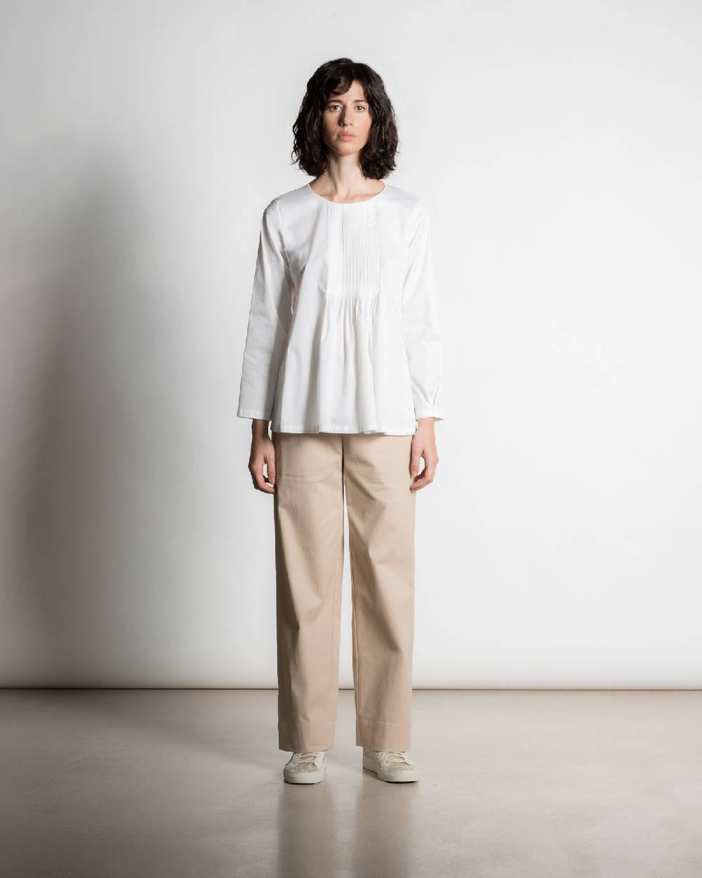 Rialto 48 BLUSA CON ARRICCIATURA Vendita Calda