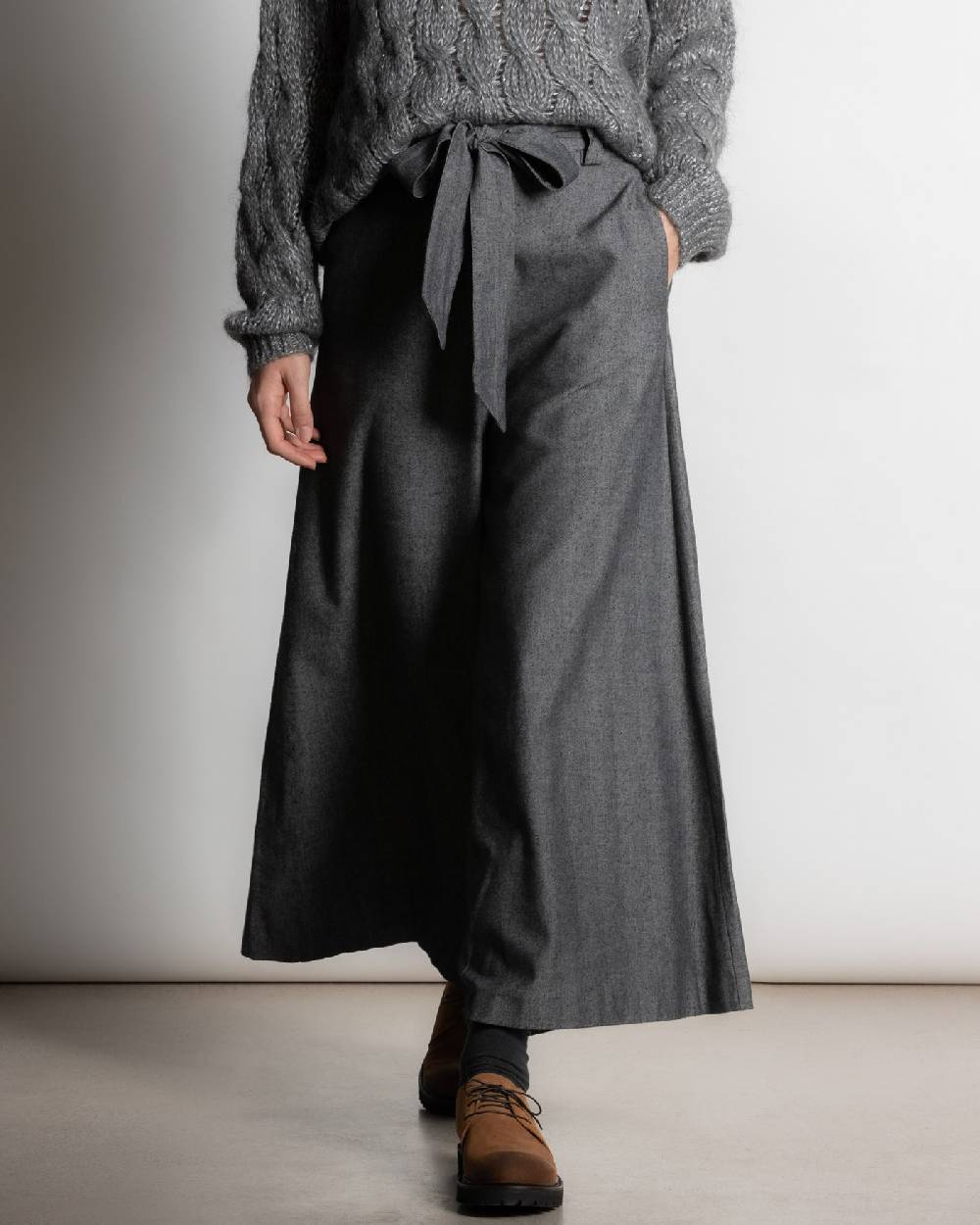 Rialto 48 PANTALONE A GAMBA LARGA Italia