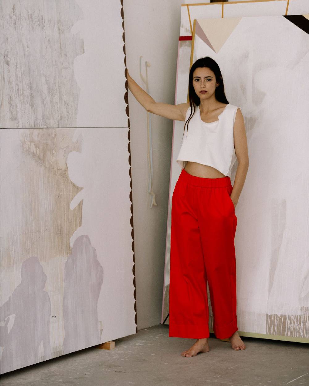 Rialto 48 PANTALONE AMPIO CON TASCA Novità