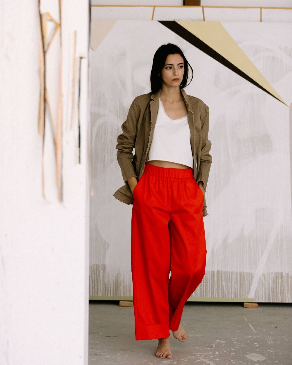 Rialto 48 PANTALONE AMPIO CON TASCA Novità
