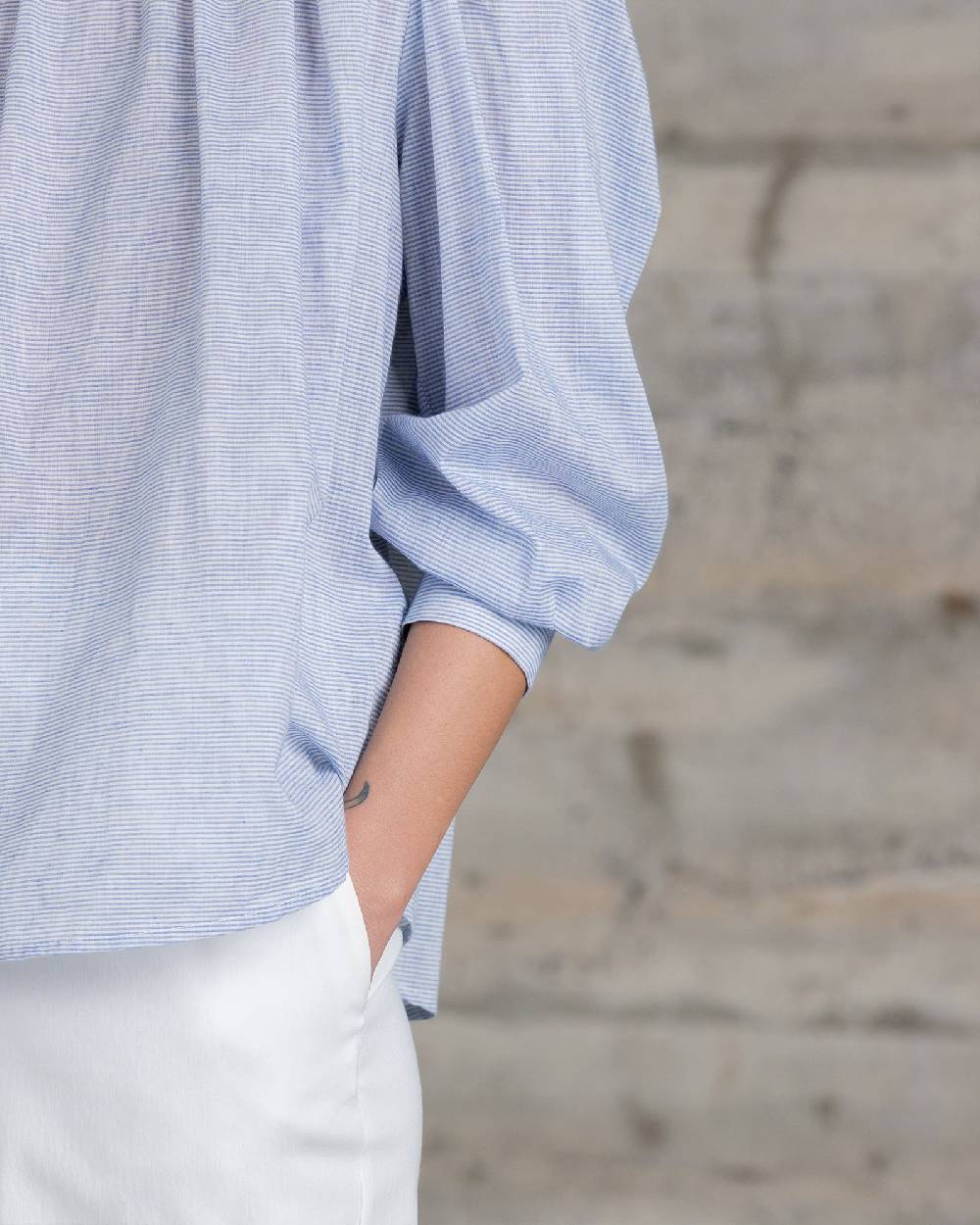 Rialto 48 CAMICIA CON COLLO ARRICCIATO Offerte