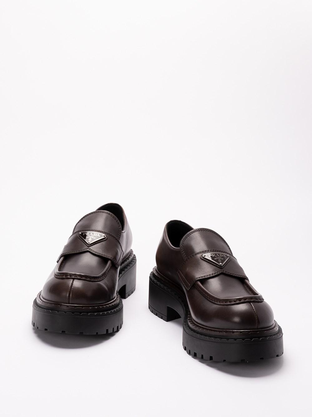 Prada Leather Loafers Italia