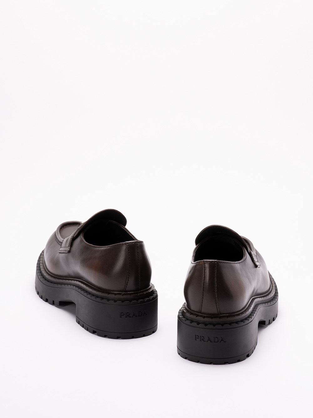 Prada Leather Loafers Italia