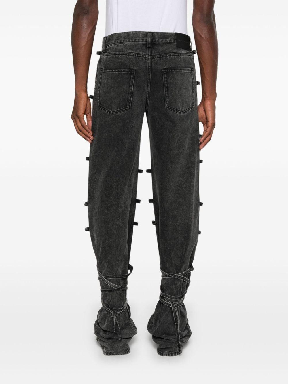 Alexander mcqueen Baggy Tied Jeans Sottocosto
