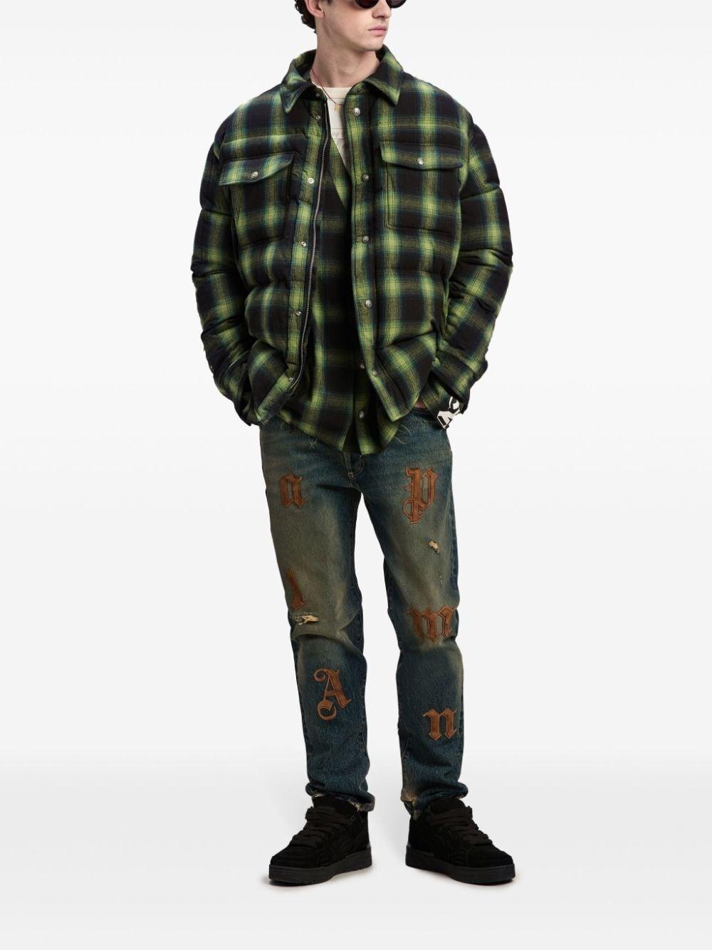 Palm angels `Vertigo` Padded Shirt Presa