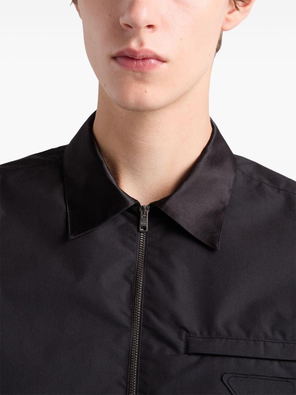 Prada Technical Cotton Shirt Outlet