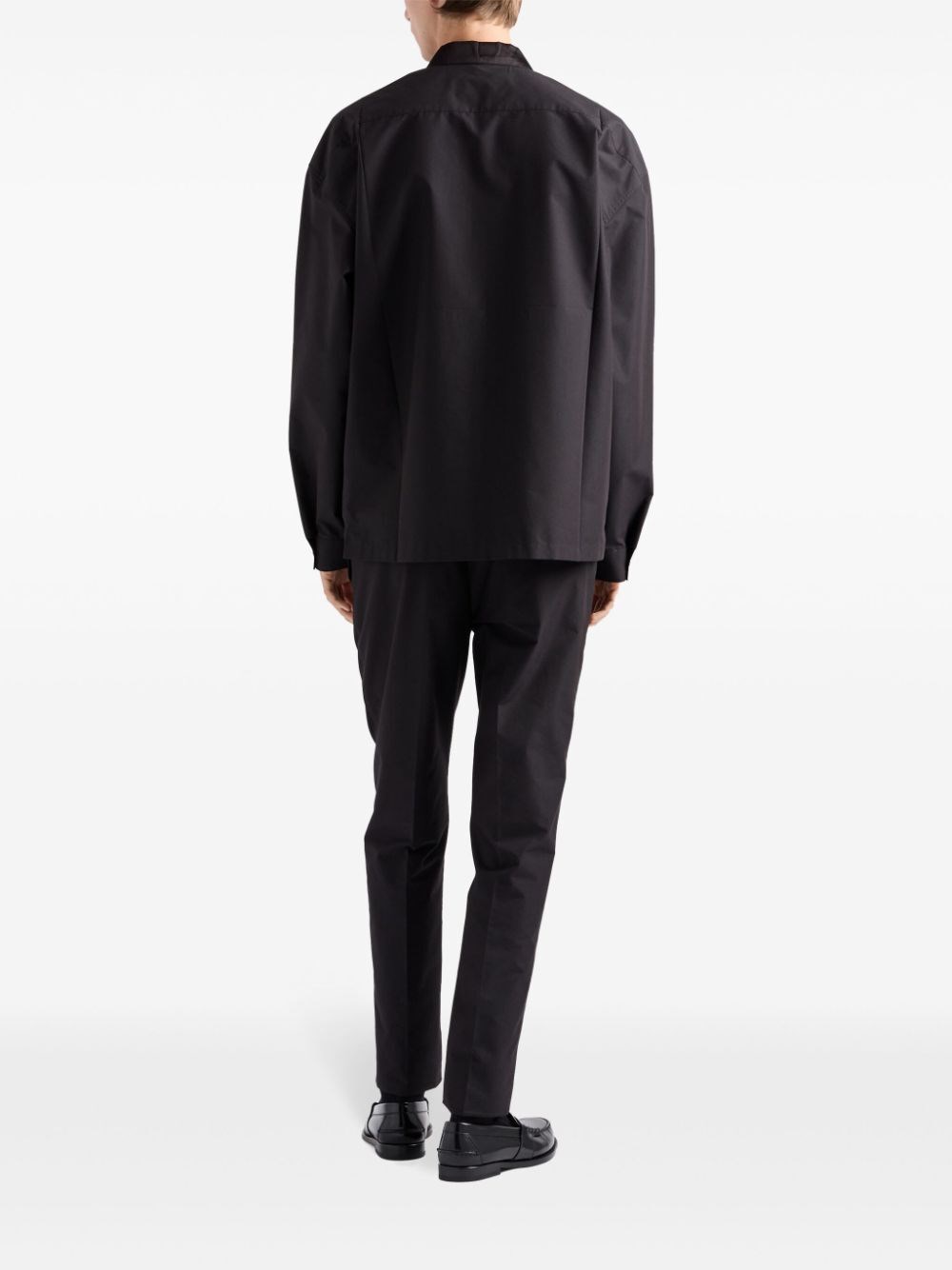 Prada Technical Cotton Shirt Outlet