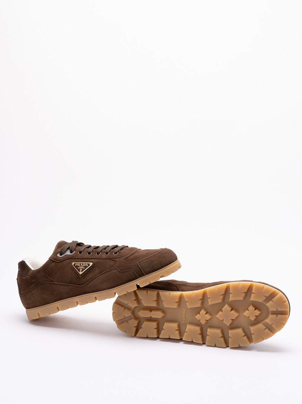 Prada Suede Sneakers Vendite Flash