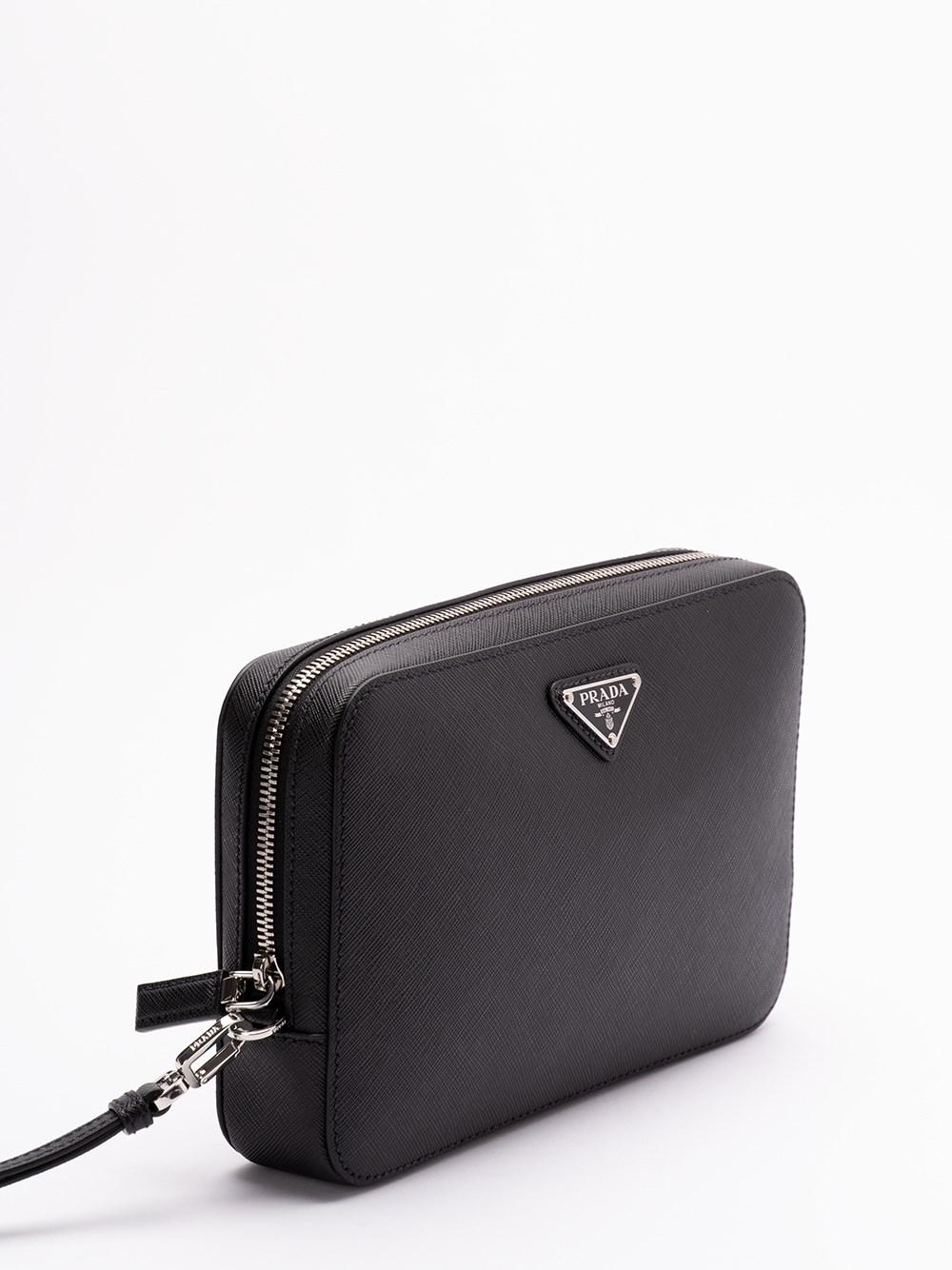 Prada Saffiano Leather Clutch Fino Al -60%