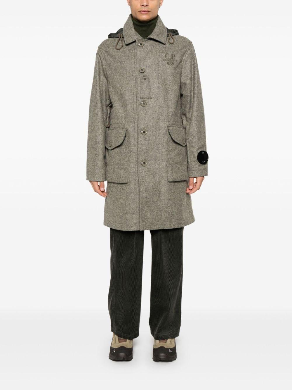 C.p. company `Shetland` Long Jacket In Vendita
